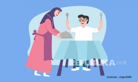 Sayur Asem yang Membuat Istri Tersenyum Manis. Ilustrasi Suami Istri