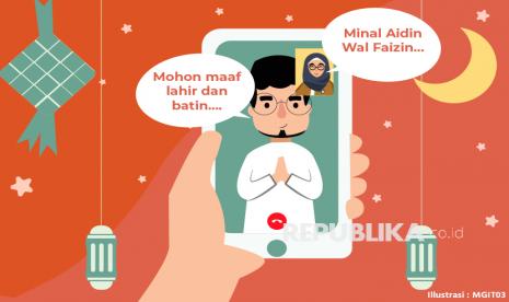 Ilustrasi Silaturahmi Online