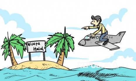 Ilustrasi Wisata Halal