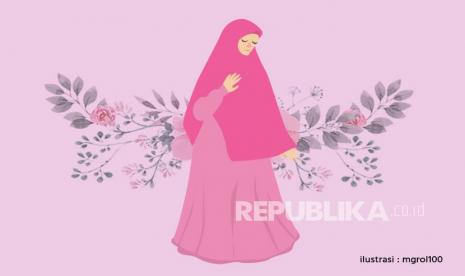 Terdapat urutan mandi besar untuk perempuan dalam riwayat Aisyah RA. Ilustrasi Muslimah