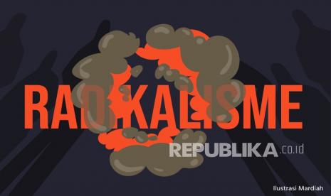 Ilustrasi ekstremisme radikalisme. Islam menekan agar tak bersikap ekstrem dan berlebihan dalam beragama