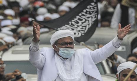 Imam Besar Front Pembela Islam (FPI) Habib Rizieq Shihab.