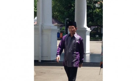 Imam Besar Masjid Istiqlal Nasaruddin Umar menemui Presiden Joko Widodo (Jokowi) siang ini di Istana, Jakarta, Rabu (5/4).  