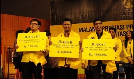 Iman bersama Mapres Teknik dan Mapres Kedokteran 