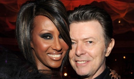 Iman dan suaminya David Bowie.