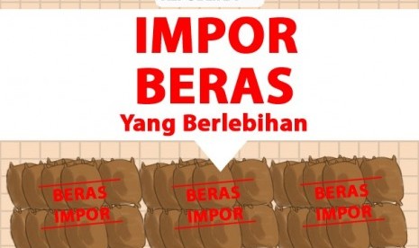 Rice imports have triggered controversy in Indonesia. (Illustration)