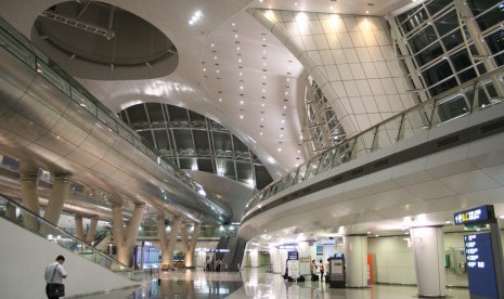 Incheon International Airport (IIA) di Korea Selatan (Korsel). 