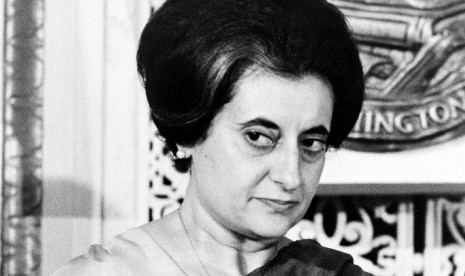 Indira Gandhi.