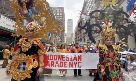 Indonesia ikut berpartisipasi dalam Parade AAPI Cultural and Heritage New York.