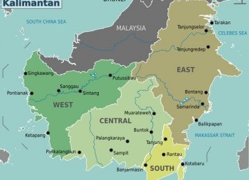 Pulau Kalimantan akan menjadi prioritas pemerintah dalam menerapkan kebijakan satu peta (one map policy).