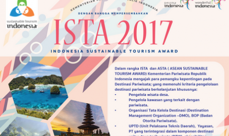  Indonesia Sustainabale Tourism Award (ISTA) 2017.