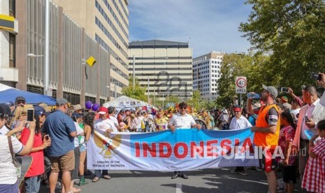 Indonesia turut tampil di perhelatan Parade Budaya di National Multicultural Festival (NMF) 2018 di Canberra.