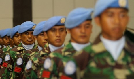 Indonesian military actively engage in peacekeeping mission under the umbrella of UN. (Illustration)