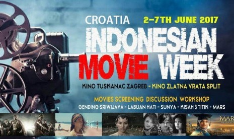 Indonesian Movie Week (IMW) di Kroasia akan memutar lima flm Indonesia.