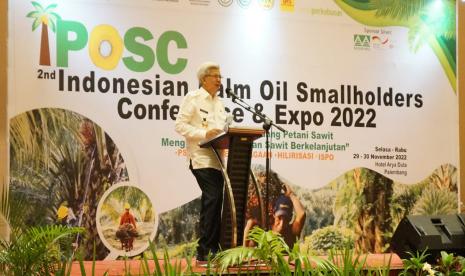 Indonesian Palm Oil Smallholders Conferences & Expo yang kedua tahun 2022 (2nd IPOSC & Expo 2022)  di Palembang, yang merupakan konferensi petani kelapa sawit terbesar di Indonesia dibuka oleh Wakil Gubernur Sumsel, Mawardi Yahya.