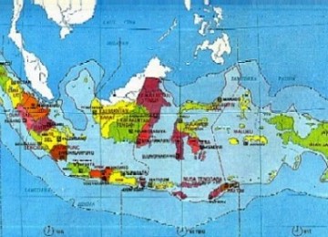 Indonesian territorial waters cover two third of its region. (map)