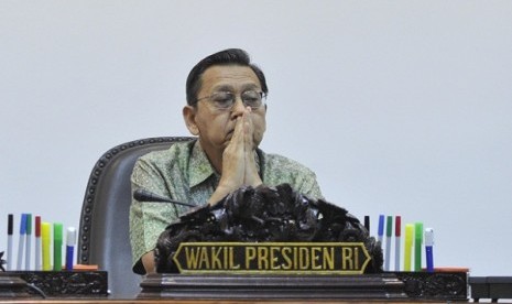 Indonesian Vice President Boediono (file photo)