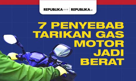 Infografis 7 penyebab tarikan gas motor jadi berat.