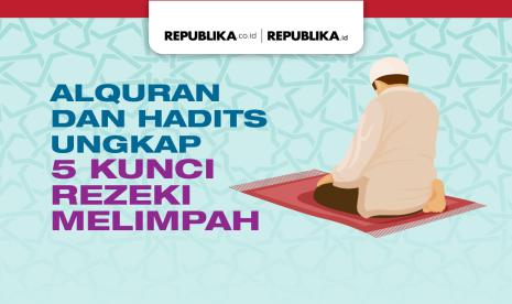 Infografis Alquran dan Hadits Ungkap 5 Kunci Rezeki Melimpah