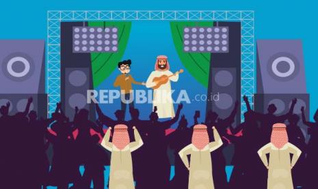 Infografis Arab Saudi Tuan Rumah Festival Musik Terbesar Timur Tengah