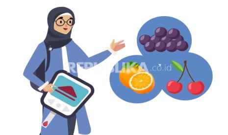 Infografis Buah untuk Penderita Diabetes