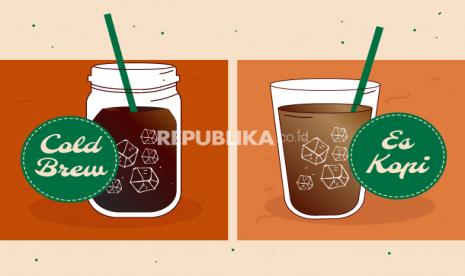 Infografis Cold Brew dan Es Kopi, Apa Bedanya?