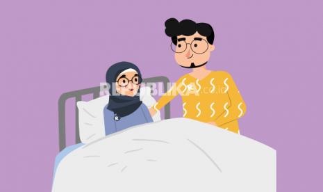 Yang Halal Bagi Suami dari Istri yang Haid. Ilustrasi pasangan suami istri Muslim.