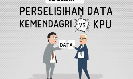 Infografis data pemilih tak sinkron.