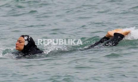 Infografis Kota Grenoble Izinkan Muslimah Berenang Pakai Burkini