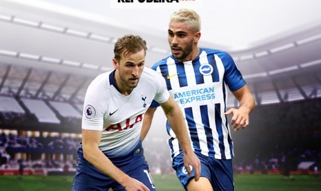 Infografis Laga Tottenham Hotspur vs Brighton Hove Albion