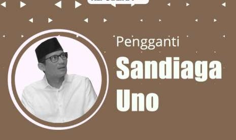 Infografis Mencari Pengganti Sandiaga.