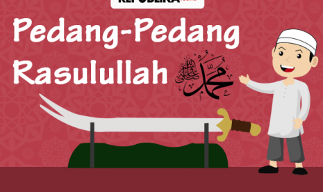 Infografis Pedang-Pedang Rasulullah.