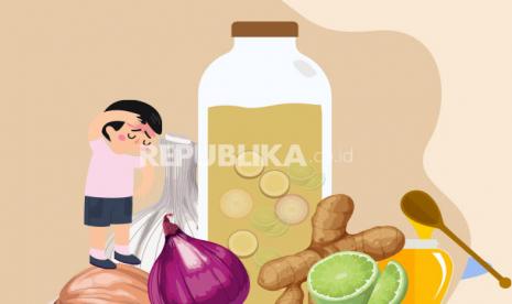 Infografis Resep Herbal Pereda Demam dan Batuk-Pilek