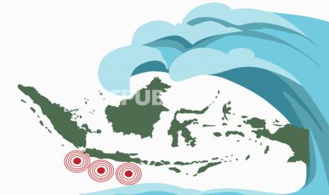 Infografis Serius Sikapi Potensi Tsunami Akibat Megathrust