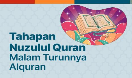 Infografis Tahapan Nuzulul Quran, Malam Turunnya Alquran