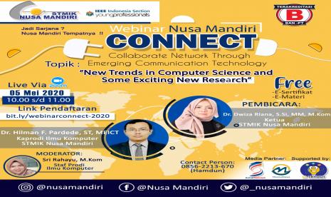 Stmik Nusa Mandiri Gelar Webinar Nusa Mandiri Connect Republika