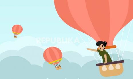 Ilustrasi balon udara. Korut diduga menerbangkan balon udara berisi sampah ke Korsel.