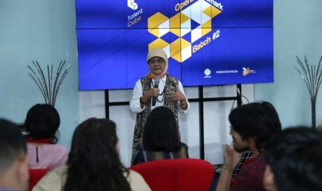 Inkubasi Bisnis Talent Cube Batc-2 di Innovation Room Kemenaker, Jakarta pada Kamis (20/6).  