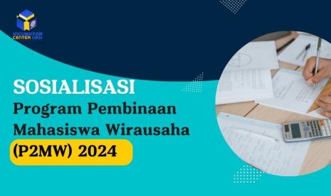 Inkubator Bisnis Kampus Digital Kreatif Universitas BSI (Bina Sarana Informatika) menjadi wadah dalam pengembangan entrepreneur di lingkungan kampus Universitas BSI. Inkubator Bisnis Universitas BSI akan menyelenggarakan Sosialisasi Pembinaan Mahasiswa Wirausaha (P2MW) 2024, pada Selasa (27/2/2024),  Pukul 09.00 WIB - 11.00 WIB secara daring.