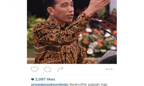 Instagram Jokowi