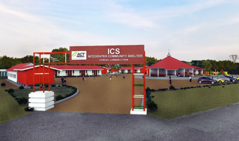 Integrated Community Shelter (ICS) di Lapangan Gondang. 