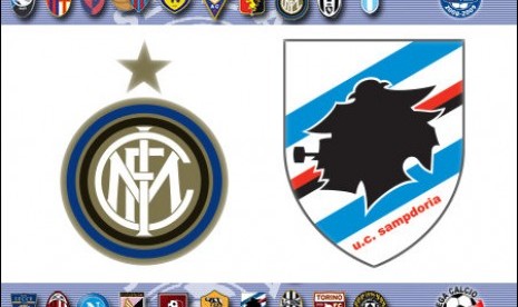 Inter Milan kontra Sampdoria.