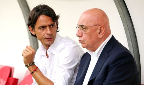 inzaghi bersama galliani