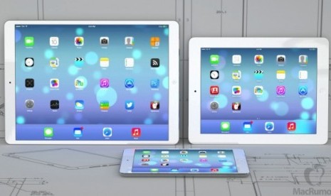 iPad 12.9 inch, iPad 9.7 inch, iPad Mini 7.9 inch