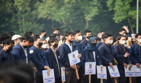 IPB University melepas 3.332 mahasiswa untuk melaksanakan Kuliah Kerja Nyata Tematik  (KKNT)  secara langsung di lapangan.