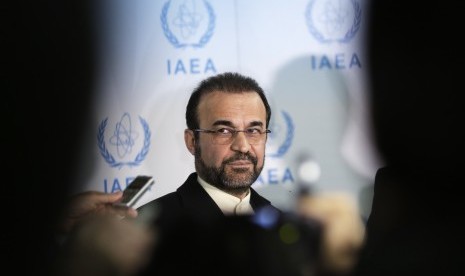 Iran's ambassador to the International Atomic Energy Agency (IAEA) Reza Najafi (file photo)