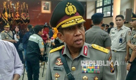 Irjen Pol Safaruddin, calon wakil gubernur Kalimantan Timur. Mabes Polri, Kamis (11/1). 