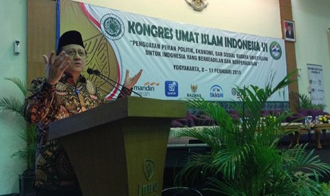 Irman Gusman berpidato di Kongres Umat Islam Indonesia (ilustrasi)