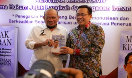 Irman Gusman bersama La Nyalla Mattalitti