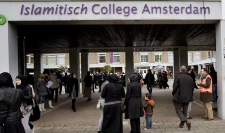 Islamitisch College Amsterdam di Distrik Slotervaart, Amsterdam, Belanda.